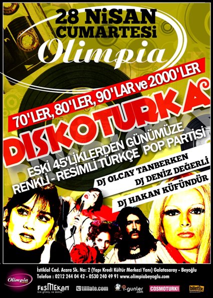 28 Nisan Cumartesi: “Diskoturka”